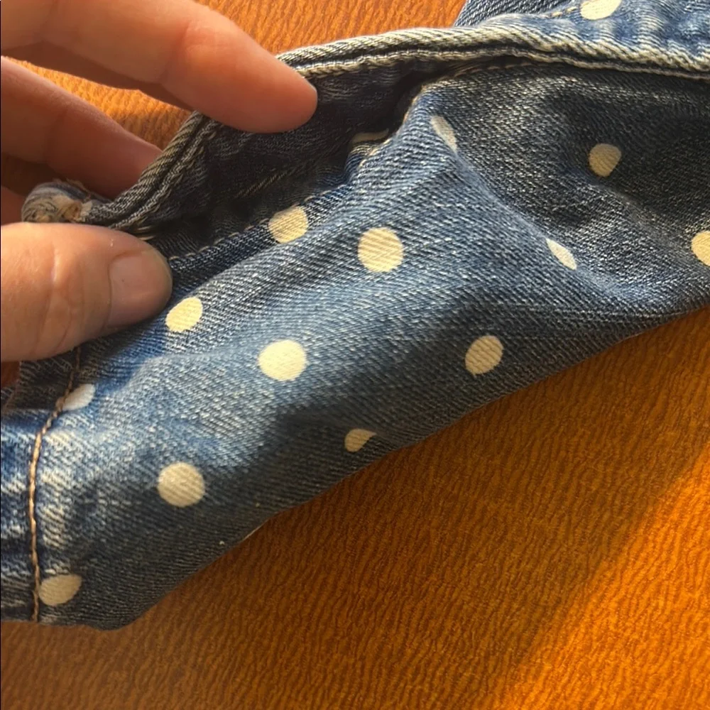 OshKosh B'gosh‎ Blue Polka Dot Kids Overalls